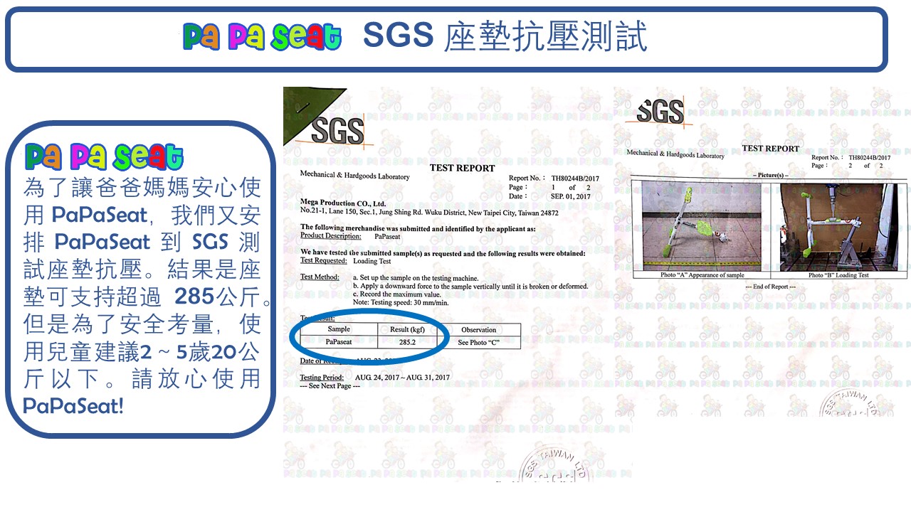 【趴趴坐 Papaseat】腳踏車兒童座椅